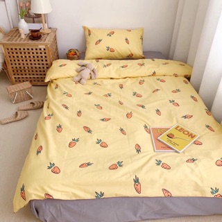 Bộ chăn ga poly carot bé