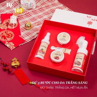Bộ sản phẩm Dưỡng trắng-Mịn da-Mờ thâm