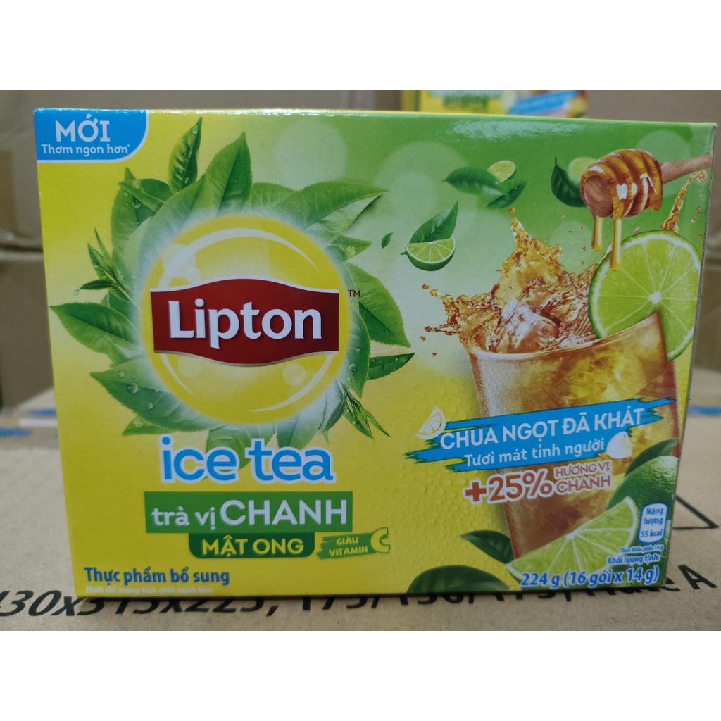 Hộp 16 gói trà Lipton Ice Tea (14g/gói)