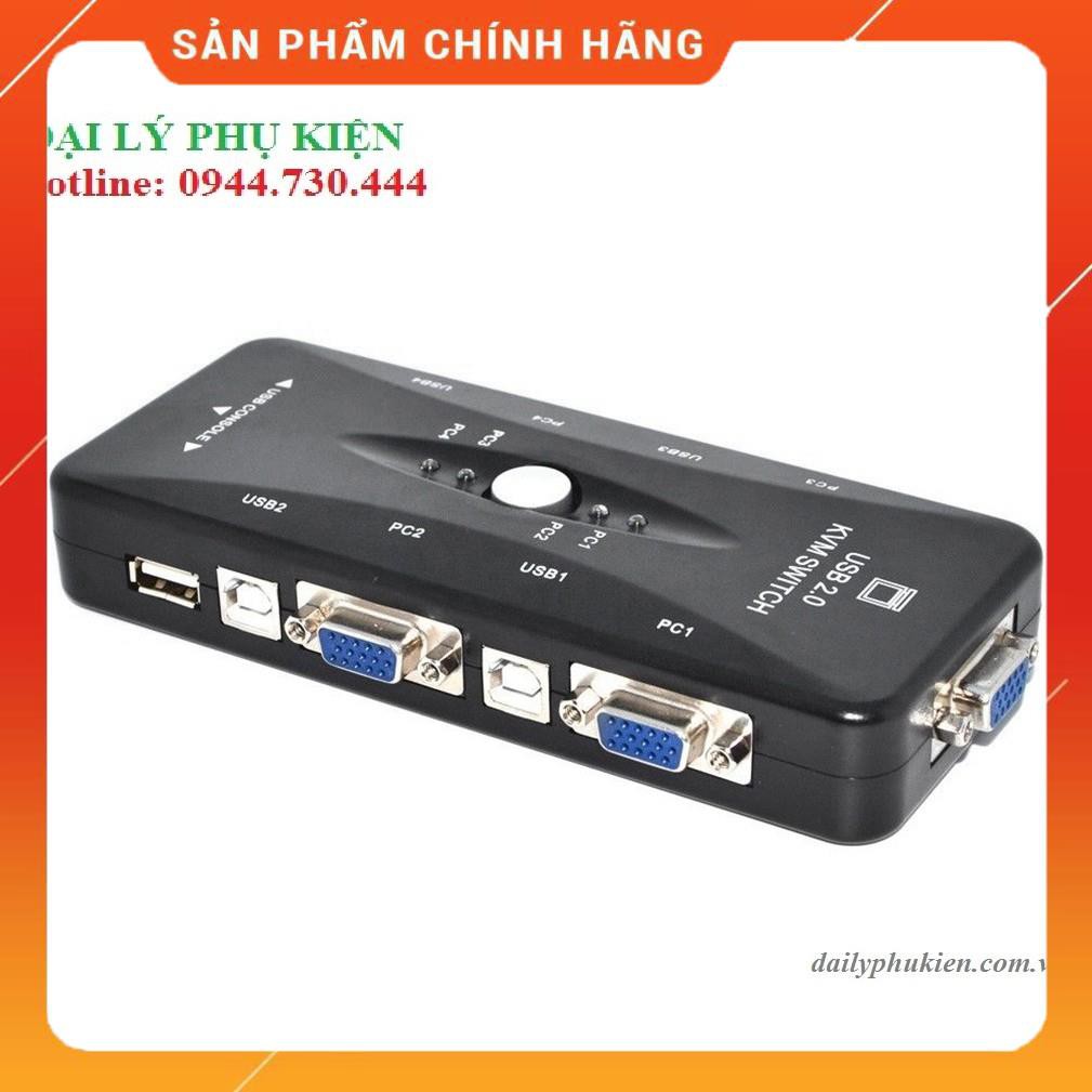 Bộ chia KVM 4 cổng USB MT VIKI dailyphukien