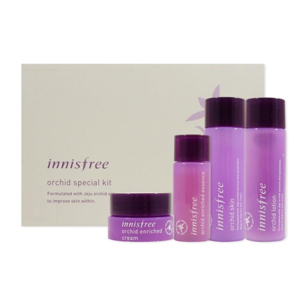 Bộ Dưỡng Trẻ Hóa Da Hoa Lan Tím Innisfree Jeju Orchid Special Kit 4