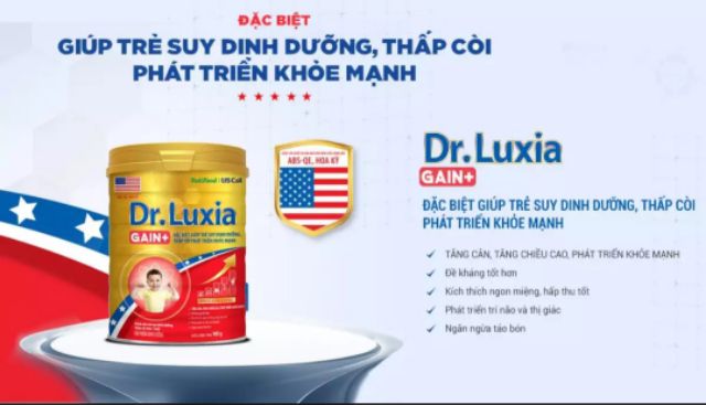 Sữa bột Dr Luxia Gain + 900g ( Date mới nhất )...