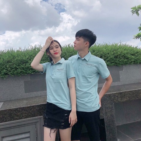 Áo Đôi Nam Nữ Đẹp Vải Thun Co Dãn 4 Chiều Áo polo Ngắn Tay