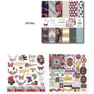 Giấy quyển scrapbook 30cm x 30cm