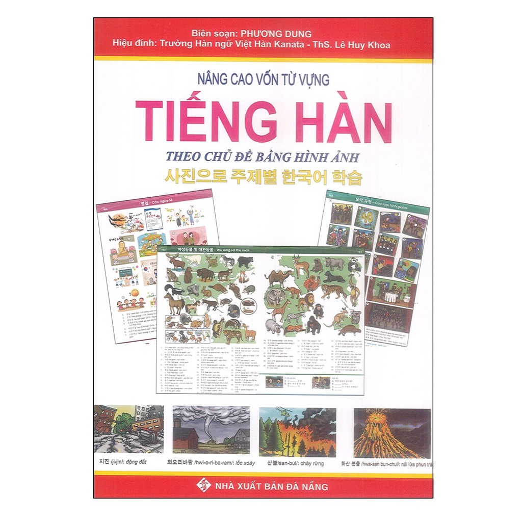 Sách - Nâng Cao Vốn Từ Vựng Tiếng Hàn Theo Chủ Đề Bằng Hình Ảnh