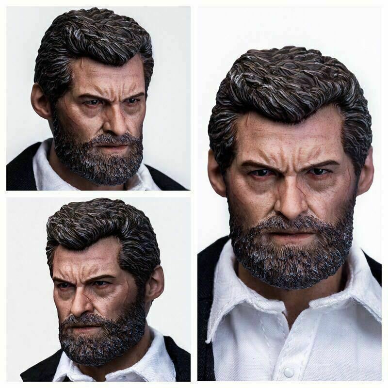 Mô Hình Đầu Nhân Vật Wolverine 3 Logan Tỉ Lệ 1 / 6