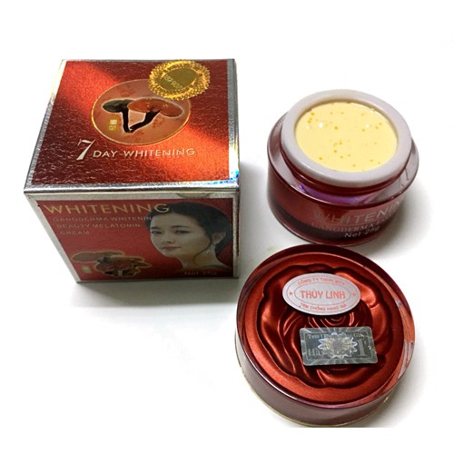 Kem Trắng Da 7 Days Whitening Linh Chi