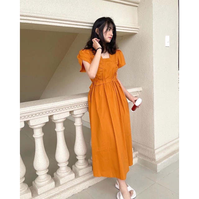 FICHI | VILLA DRESS | Đầm kiểu tay búp sen