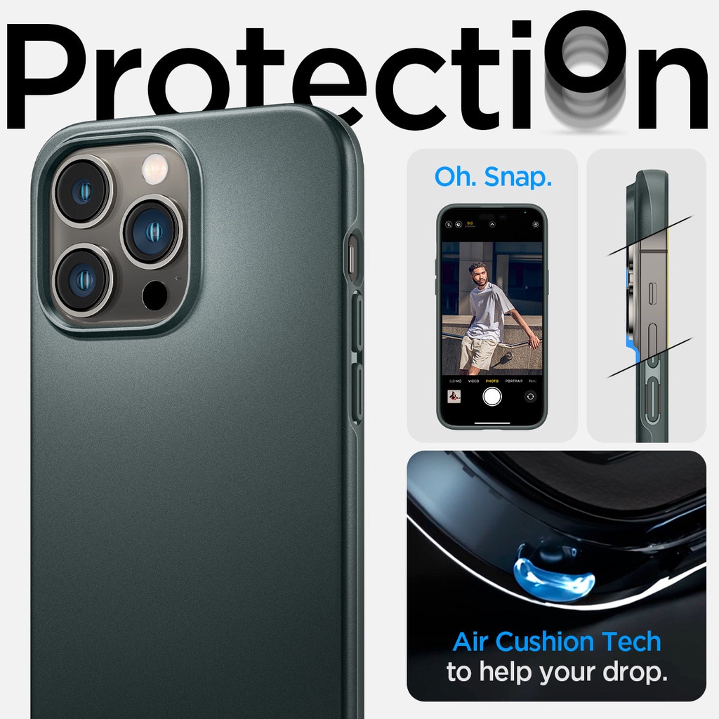 Ốp Lưng dành cho iPhone 14 Pro Max Spigen Thin Fit Case - Hàng Chính Hãng
