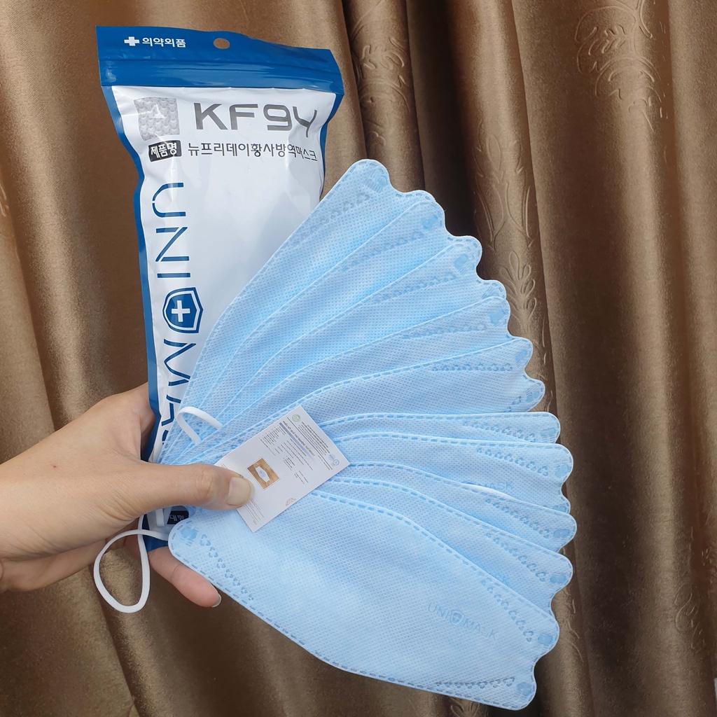 [1 Cái] Khẩu trang y tế 4D nhãn hiệu KF94 UniMask kháng khuẩn, chống bụi mịn cực tốt