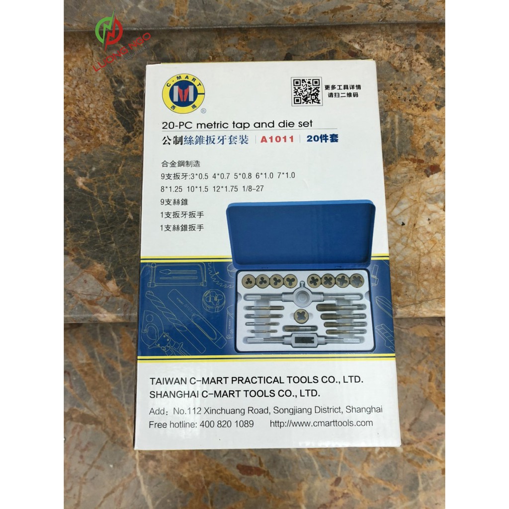 Bộ taro ren 20 chi tiết C-MART
