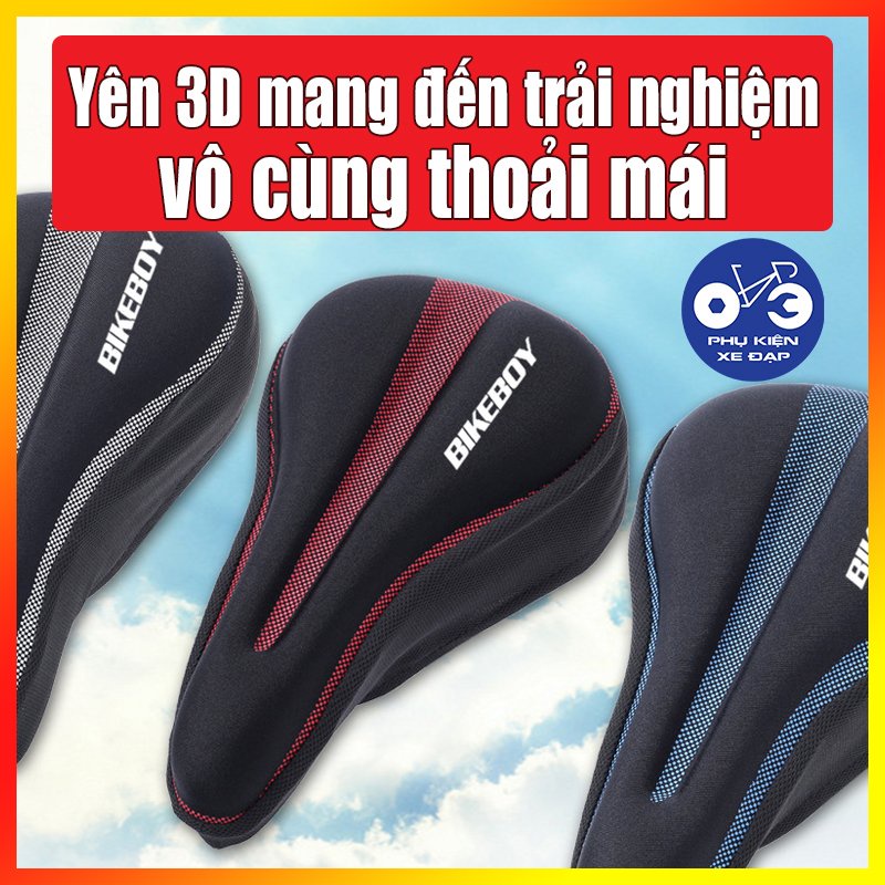 Bọc Yên chất lệu cao su non,Yên Xe Đạp Đệm lót yên xe đạp, leo núi êm ái thoải mái loại mớiBY01