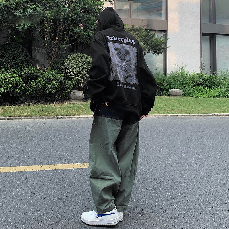 [NY0251] Áo hoodie Nelly nỉ lót lông mềm in hình "Never play" áo nỉ (NELLY) | BigBuy360 - bigbuy360.vn