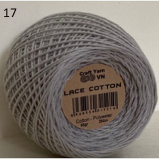 Sợi Lace cotton( mã từ 01-56 )-50g