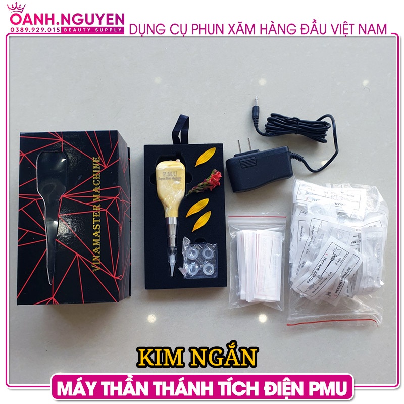 Máy Phun Xăm Thần Thánh (Tặng dầu tra máy 10ml + Kim ngòi)