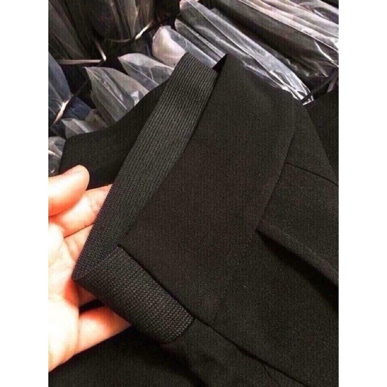 Quần Tây nữ dáng baggy lưng thun