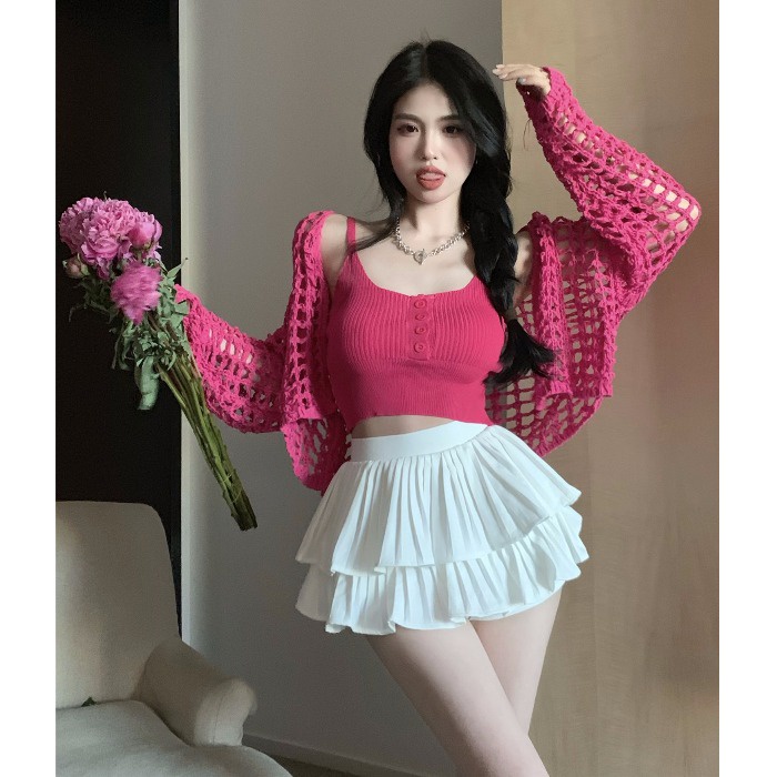 QADCOL Áo Khoác cardigan Chống Nắng Hai Lớp Thời Trang Mùa Hè Cho Nữ