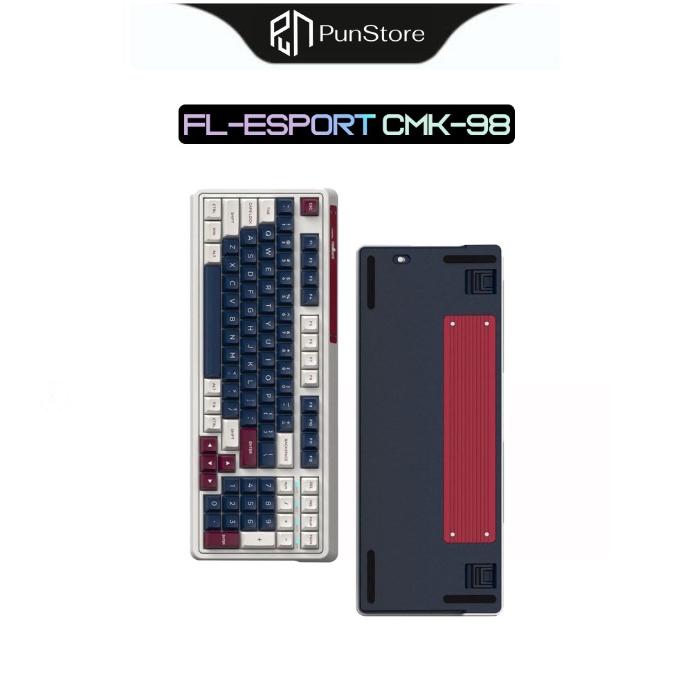 Bàn phím cơ FL-Esports CMK98 Metal Heart - 3 Mode (Type-C / Bluetooth / 2.4G)