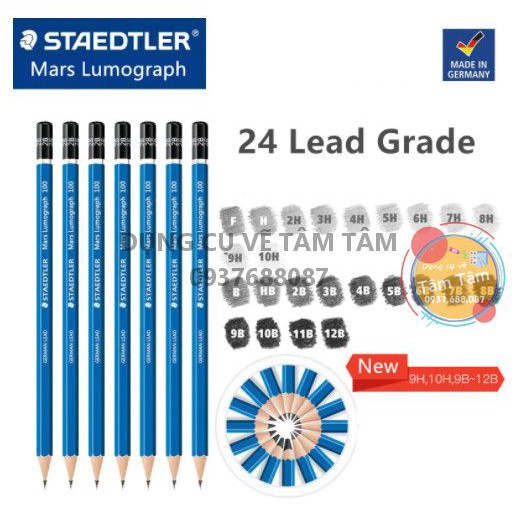 -CHÌ PHÁC THẢO STAEDTLER MARS® LUMOGRAPH® 100-