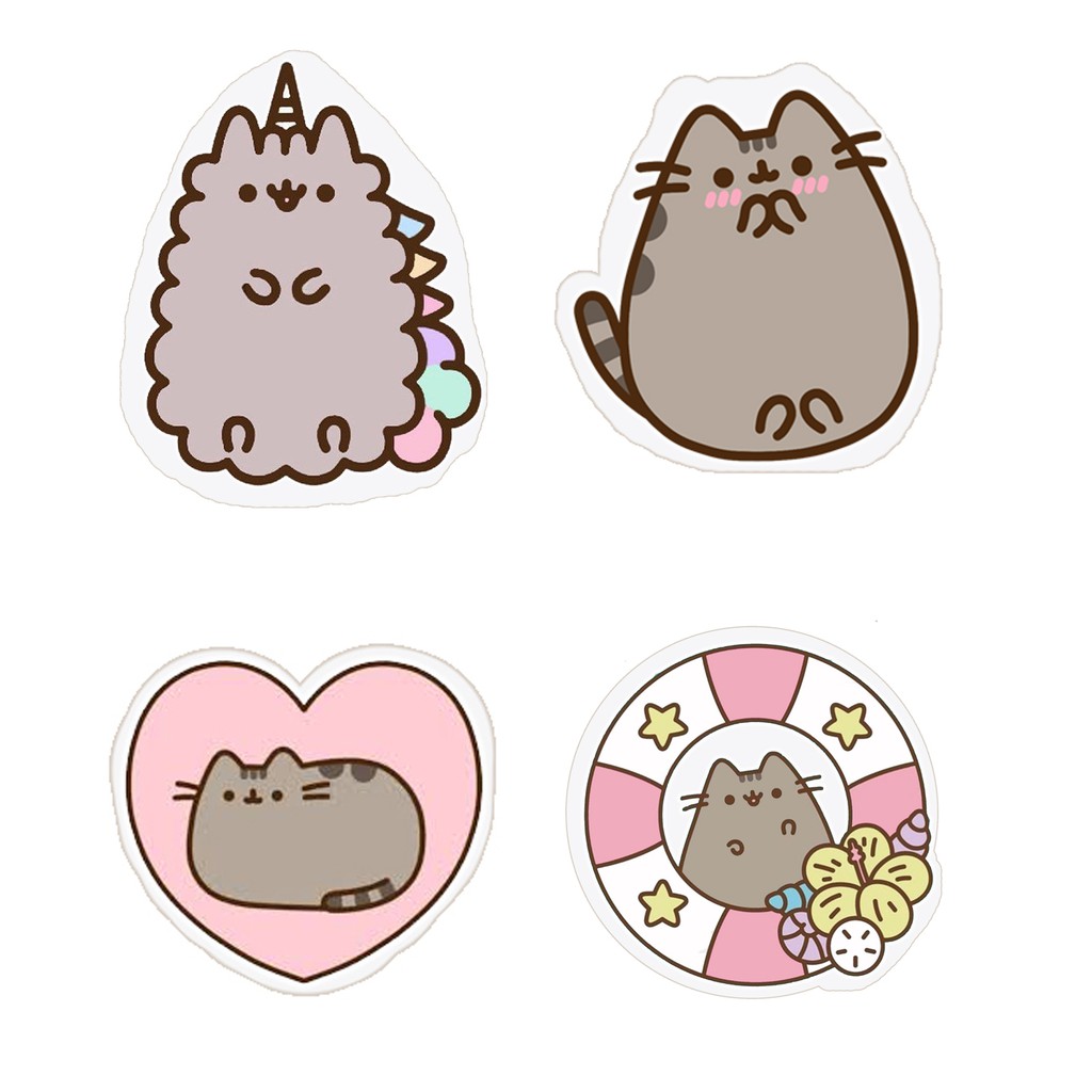 Gấu bông gấu pusheen dạng gối 40cm GB4I16 gấu bông cute gấu bông dễ thương