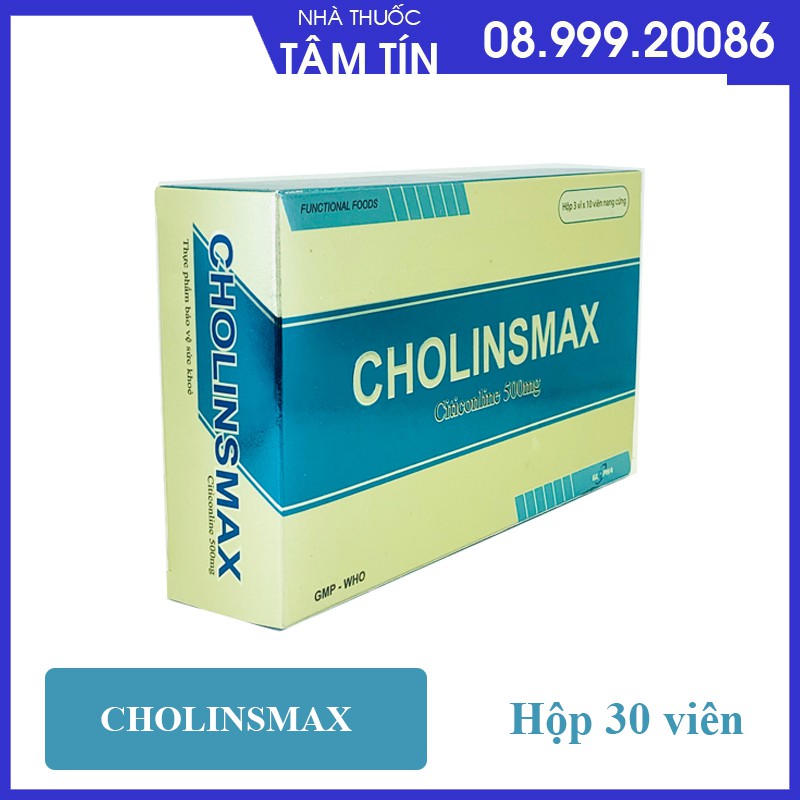 [CHÍNH HÃNG ] CHOLINSMAX - sản phẩm hỗ trợ về não bộ, thần kinh