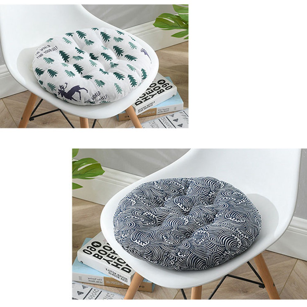☆YOLA☆ 15 Styles Seat Cushions Thicken Throw Pillow Chair Cushion Home Decor Round Printed Office Floor Pillows