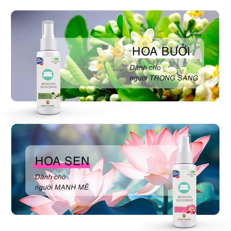 Xịt thơm phòng Freeme, khử mùi phòng, nước hoa thơm lâu, làm thơm phòng cao cấp - Nhập khẩu Hàn Quốc KMP