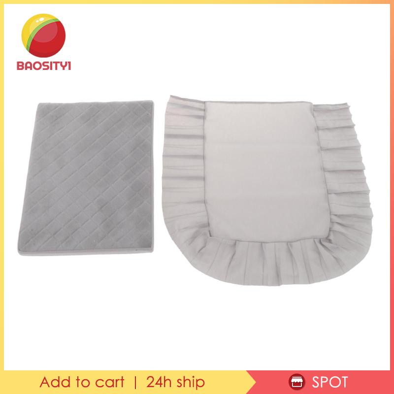 Mô Hình Giường Ngủ Mini Bằng Sắt Tỉ Lệ 1 / 6 Trang Trí Phong Cảnh Sống Động