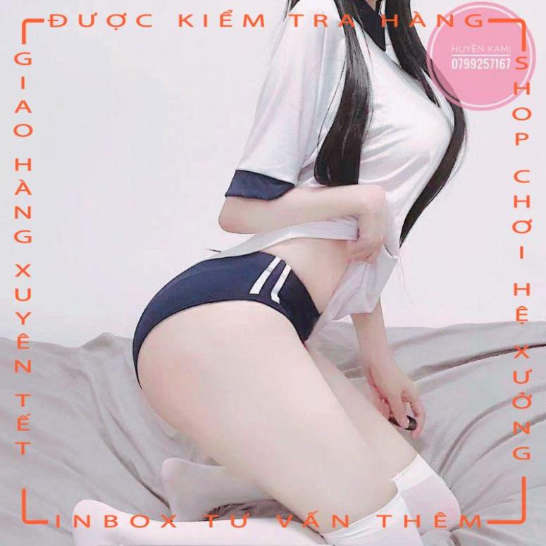 Bộ quần áo mặc ngủ kiểu đồng phục thể dục hóa trang nữ sinh Nhật Bản  - hot tiktok | BigBuy360 - bigbuy360.vn