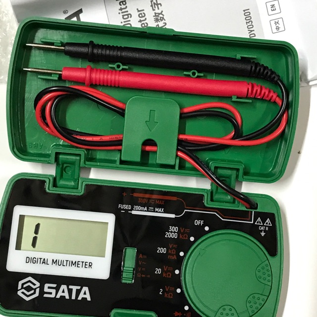 Đồng hồ điện vạn năng mini SATA DY03001