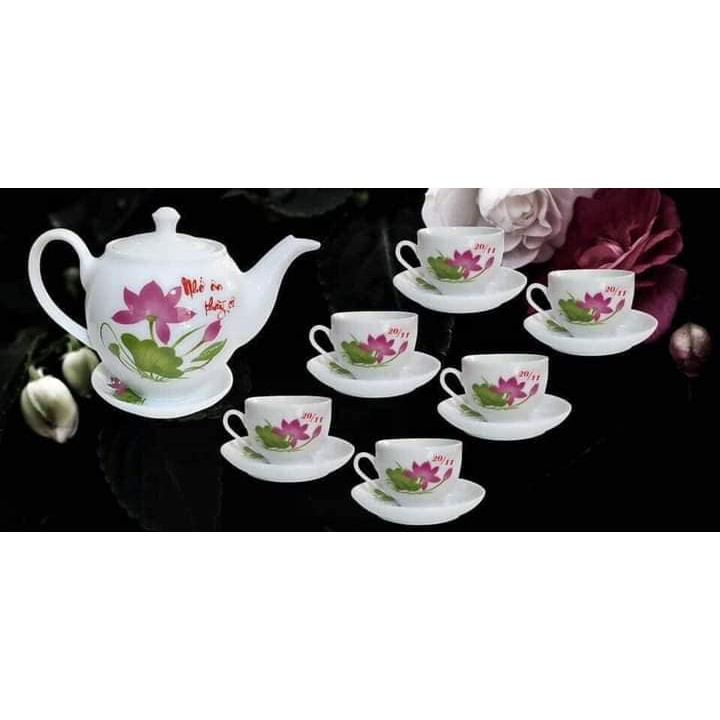 Bộ Ấm chén bát tràng