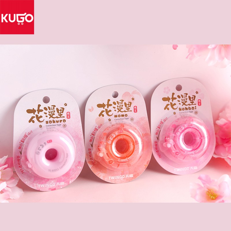 Bút Xóa Kéo Hình Bánh Donut Sakura 5mm*6m