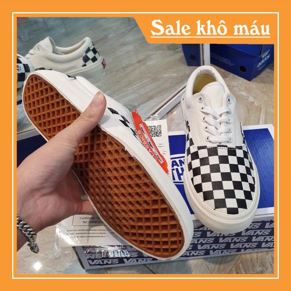 Giày van caro buộc dây, giày thể thao van classic nam nữ full box | BigBuy360 - bigbuy360.vn