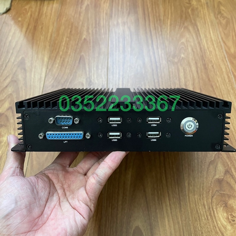 Máy tính công nghiệp i5-3317U, không quạt, làm mát thụ động