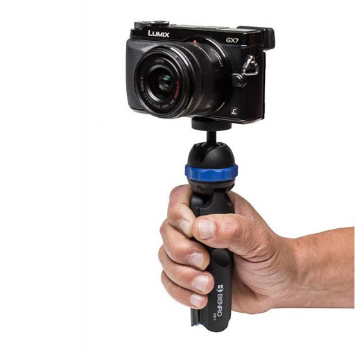 Chân máy để bàn, chơi game, xem phim, chụp ảnh, livestream Benro TableTop Tripod PP1 (có đế gắn điện thoại) | Chính Hãng