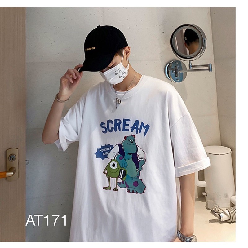 Áo thun nam nữ VN CLO in hình scream - AT171