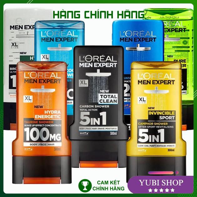 Sữa Tắm Gội Toàn Thân L’oreal Men Chính Hãng - Sữa Tắm Gội Toàn Thân L’oreal Men Chai 300ml Của Pháp - Hot