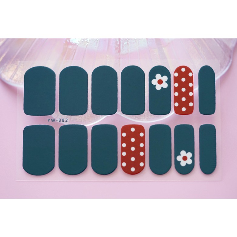 Nail sticker dán móng tay siêu kute,  3D chống nước thời trang chất lượng cao (19)