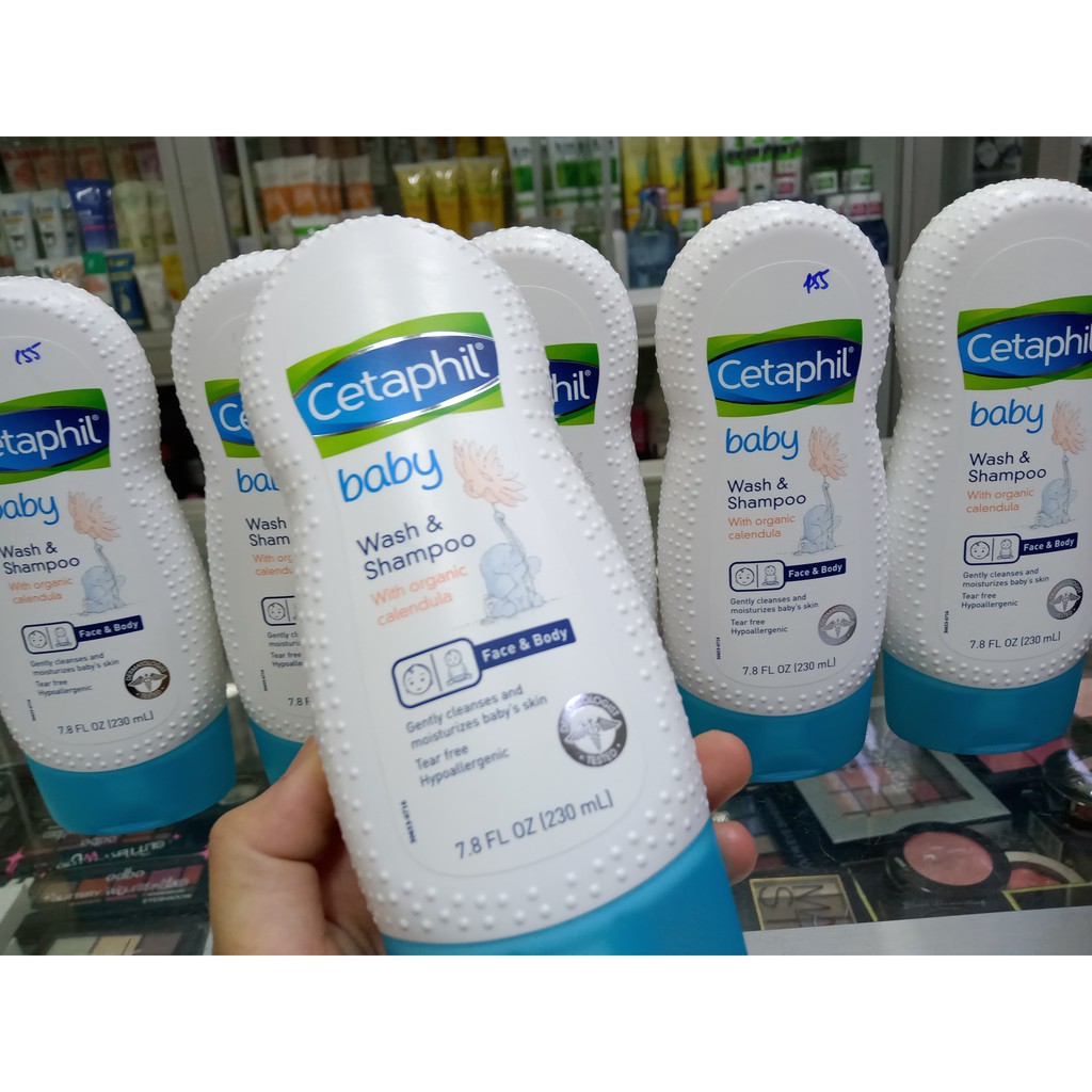 sữa tắm em bé cetaphil