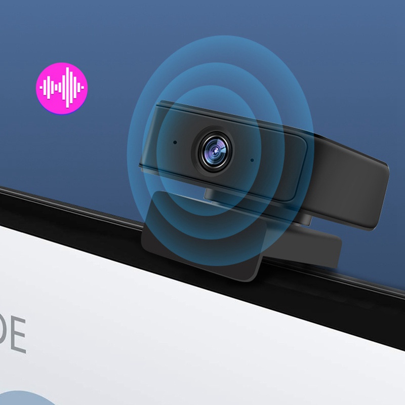 Webcam HD 1080P có micro chống tiếng ồn xoay 360 độ kèm chức năng thu phóng | BigBuy360 - bigbuy360.vn