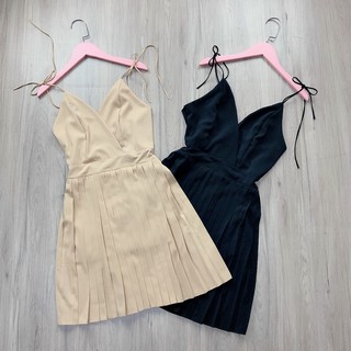 Đầm Hai Dây Dập Ly