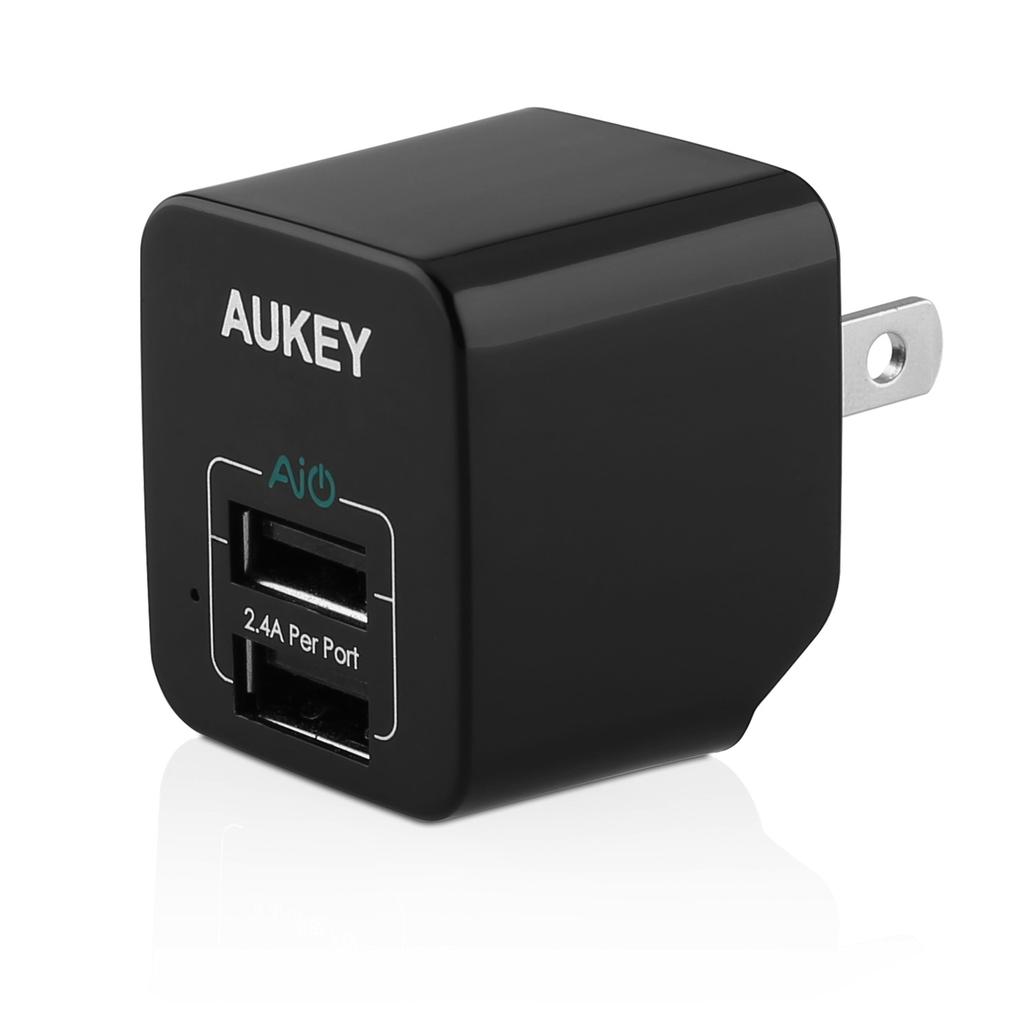 [Mã INCUBACK0909 hoàn 20K xu đơn 0Đ] Sạc Aukey PA U32 Dual USB 12W (2.4A