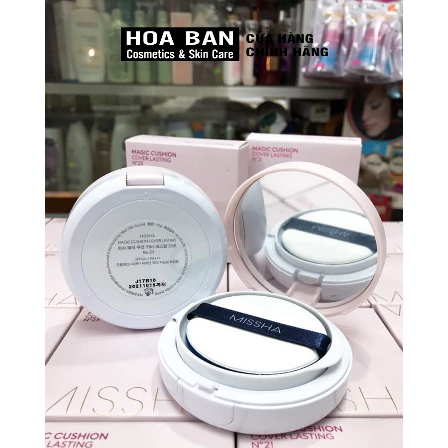 Phấn Nước Che Phủ Hoàn Kiềm Dầu Missha M Magic Cushion Cover Lasting SPF50+/PA+++ 15g | BigBuy360 - bigbuy360.vn