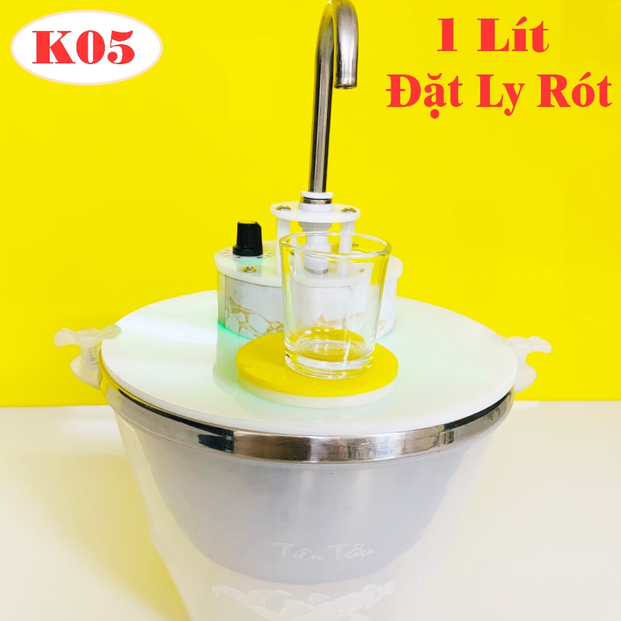 MÁY RÓT RƯỢU K05 Bát ướp lạnh Đặt ly tự rót 1 LÍT - Kaido Z Shop