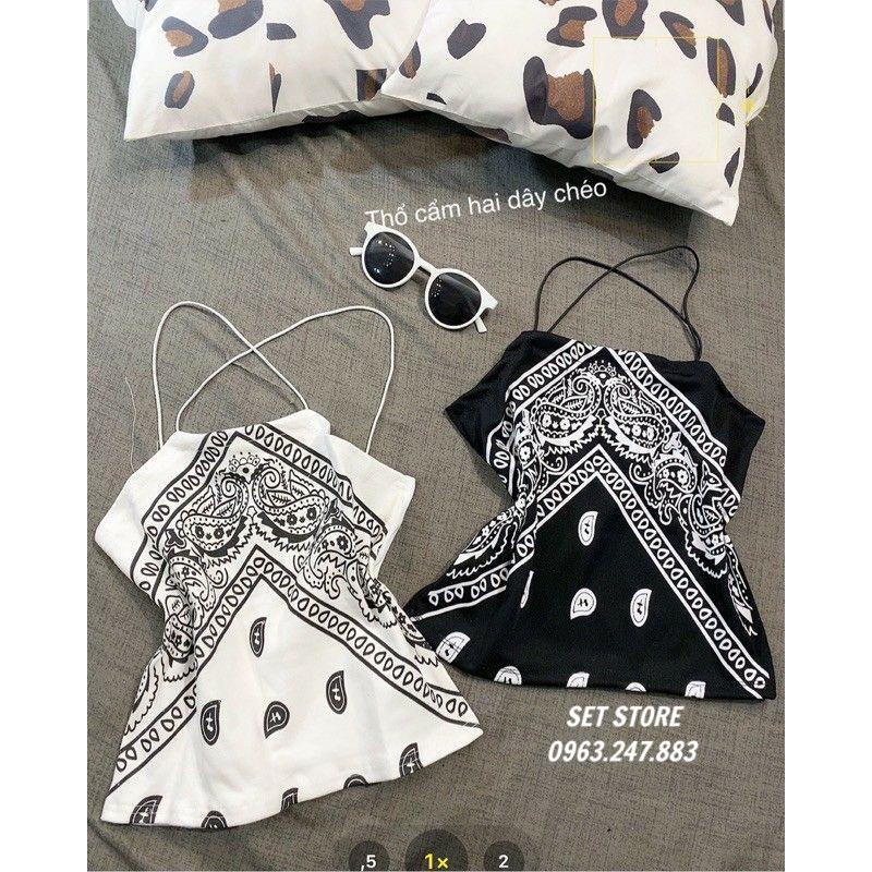 Yếm thổ cẩm hot 2021,áo hai dây nữ,áo ba lỗ Xinh | BigBuy360 - bigbuy360.vn