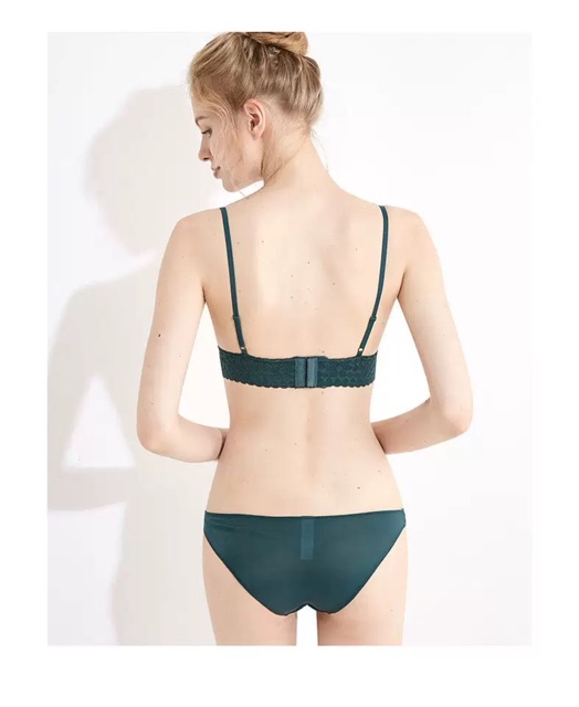 Bộ Đồ Lót Bralette Ren kiểu Pháp Không Gọng Không Mút S025 | BigBuy360 - bigbuy360.vn