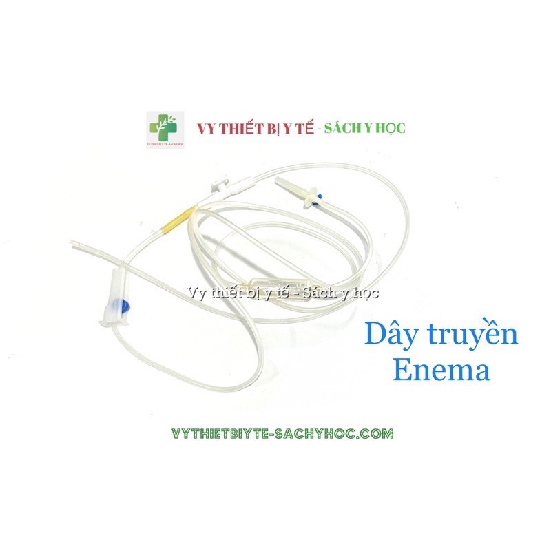 Dây truyền enema, xúc ruột bình 2000 ml dài 1,6m kèm khóa điều chỉnh tốc độ dùng cho bình enema nhựa