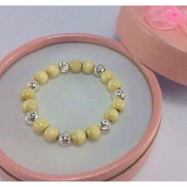 Vòng dâu tằm mix bi bạc cho bé trai và bé gái