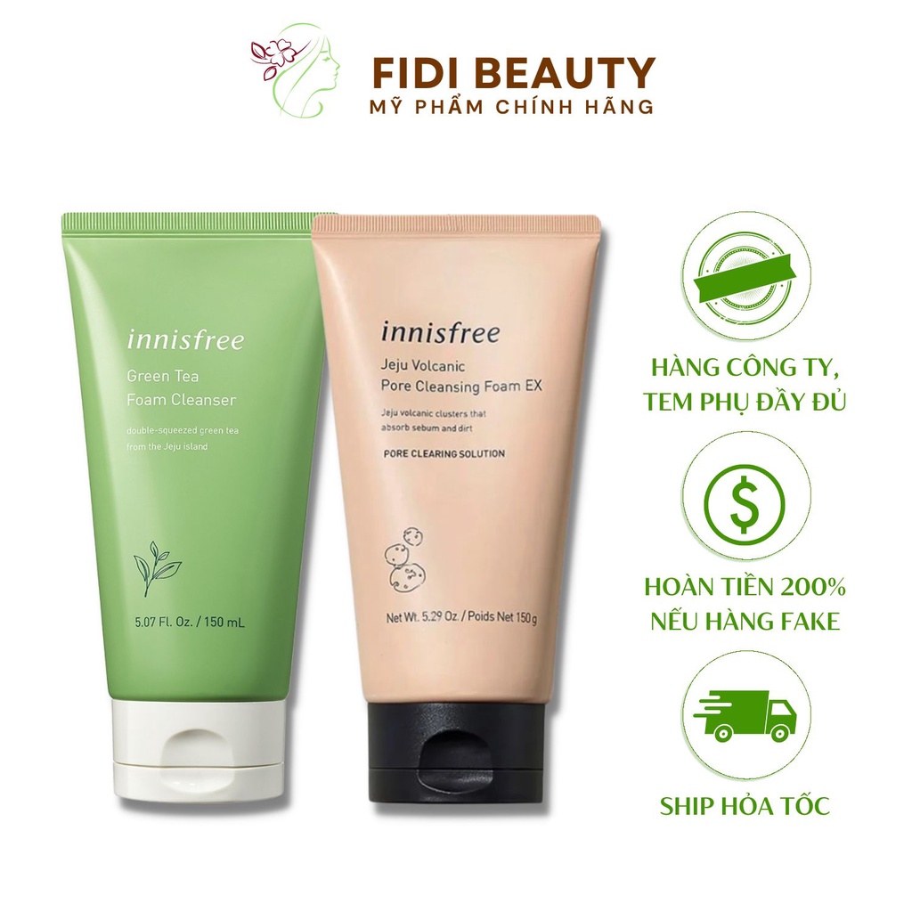 Sữa Rửa Mặt Innisfree Cleansing Foam, SRM Innisfree 150ml