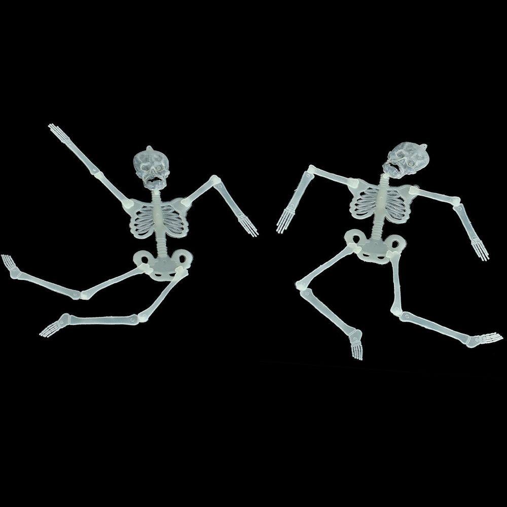 Bộ Xương Phát Sáng Trang Trí Halloween Kat1
